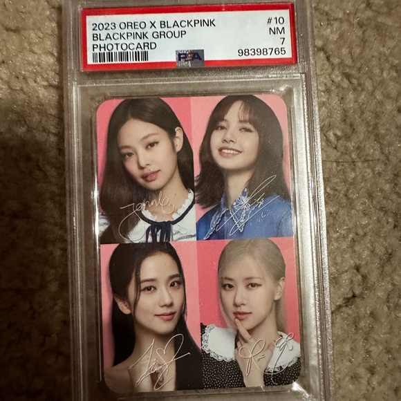2023 OREO X BLACKPINKBLACKPINK GROUPPHOTOCARD NM 7